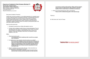 Pre K Letter