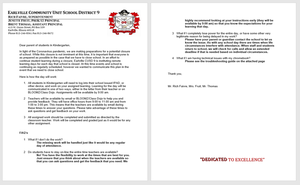 Kindergarten Letter